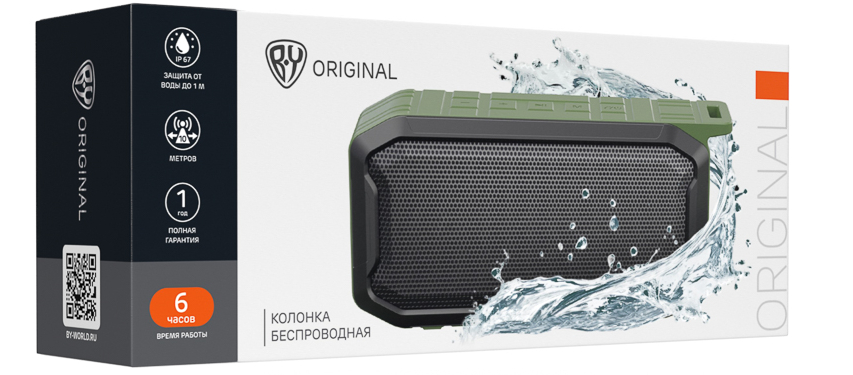 Колонка портативная с защитой от воды